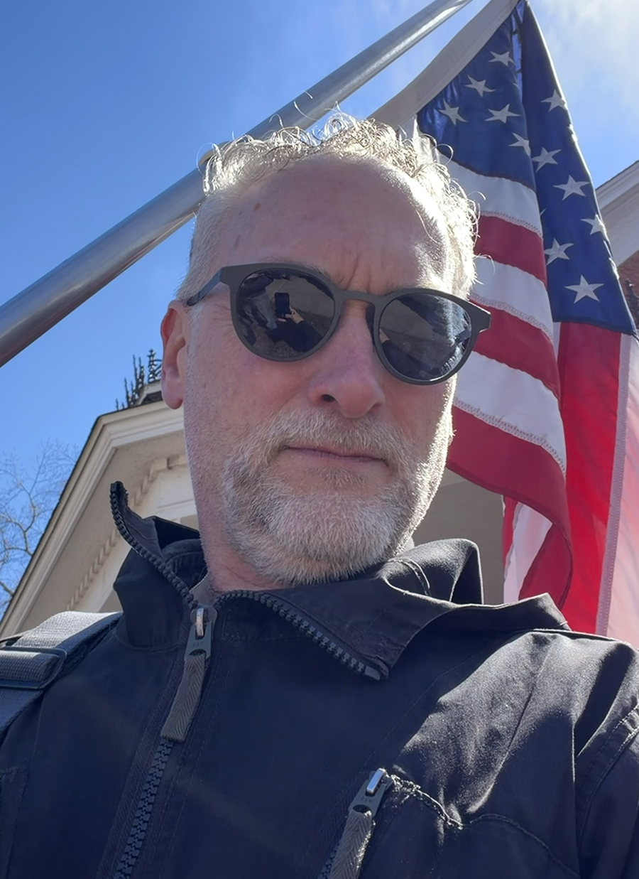 Phil campaigning